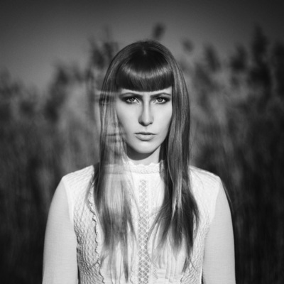 ghost / Black and White  photography by Model BEA AMBER ★26 | STRKNG