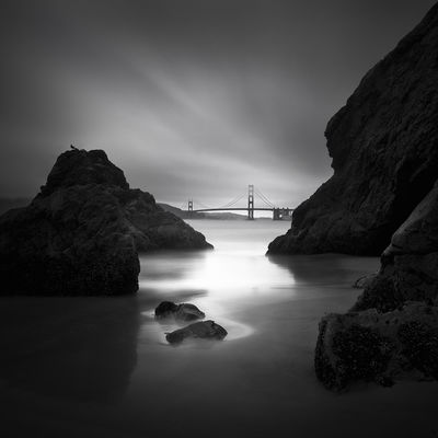 golden gate bridge / Black and White  photography by Photographer Nathan Wirth ★16 | STRKNG