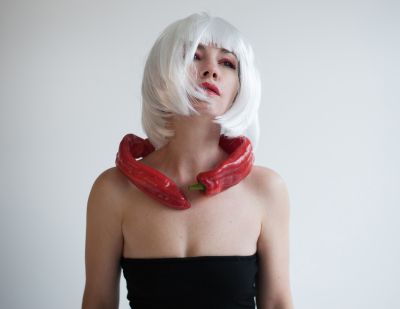 Selfportrait with Red Marconi / Portrait  photography by Photographer Varvara Kandaurova ★2 | STRKNG