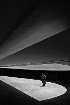 Walking Cellphone! / Black and White  photography by Photographer Mohammad Dadsetan ★2 | STRKNG