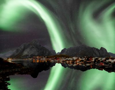 One night in Reine III / Night  photography by Photographer Voodoo.Photography ★1 | STRKNG